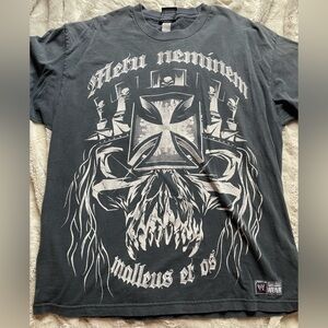 WWE Black and White Graphic Tee